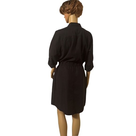 Loft Lounge Button Front Shirt Dress - Picture 13 of 14